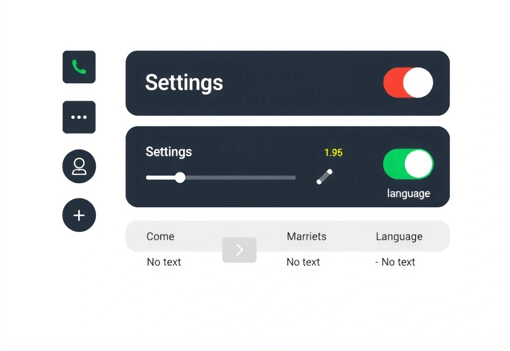 User interface elements representing functional cookies
